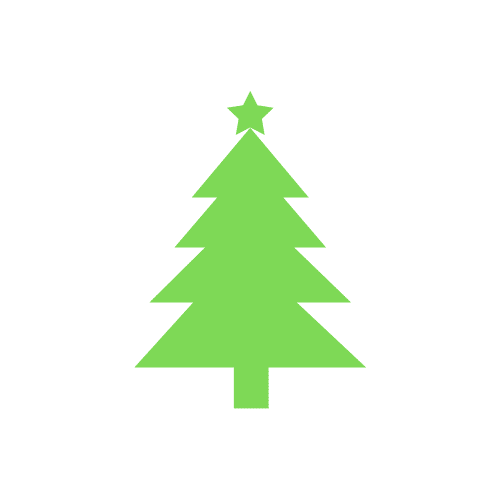 Green Christmas Tree to represent article about alternative xmas party ideas Aberdeen 2020